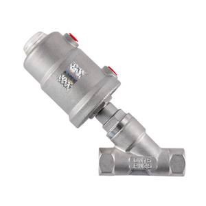 Stnc ZF-15C весь SS304 Y типа воздушно гидравлический клапан для резьбы трубопроводов <span class=keywords><strong>2</strong></span>/<span class=keywords><strong>2</strong></span> способ нормально закрытый жидкости клапан с наклонным шпинделем - Product Image 2