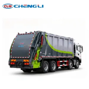 Camion à ordures pour déchets solides municipaux, équipé d'un système de vidage hydraulique - Product Image 3