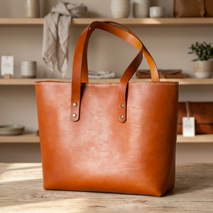 Genuine Leather BS INTERNATIONAL Clutch Handbags Made India European Style <b>Women's</b> Large Capacity Waterproof Eco-Friendly Zipper - Product Image 3