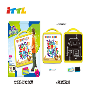 Gioco di scrittura da tavolo da <span class=keywords><strong>disegno</strong></span> cancellabile su entrambi i lati per bambini - Product Image 2