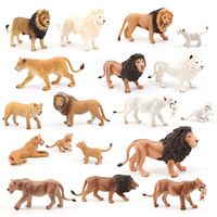 Figurines d'animaux réalistes en plastique, jouets éducatifs de modélisation de la faune pour enfants, collection
