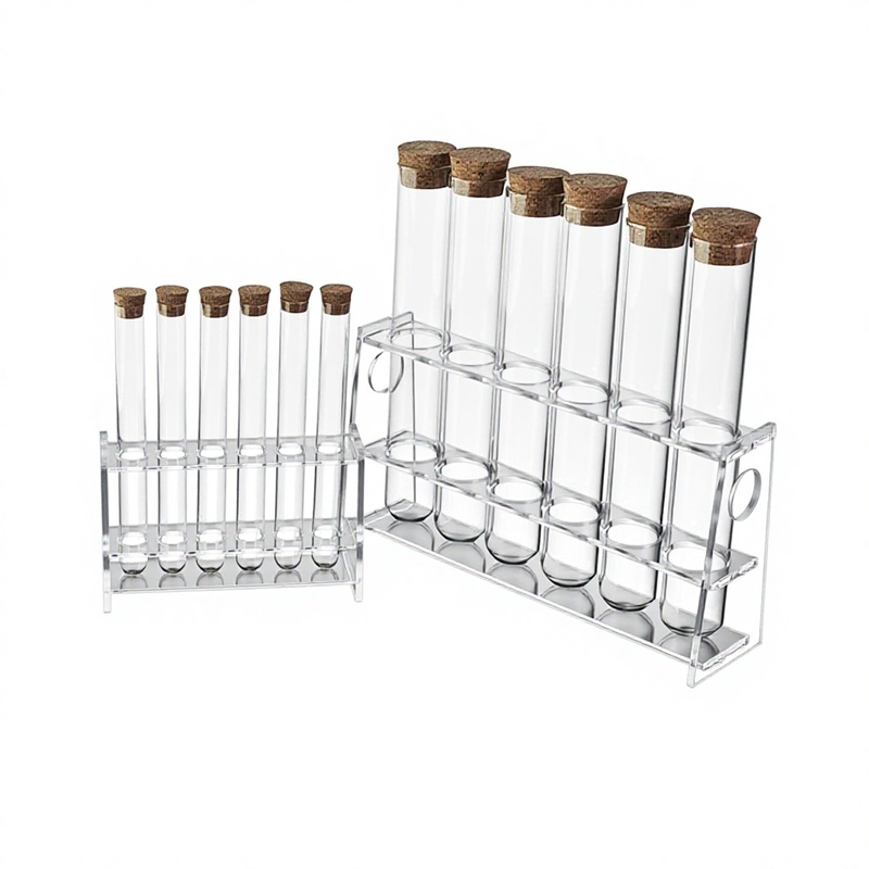 Transparent Acrylic Test Tube Bracket Laboratory
