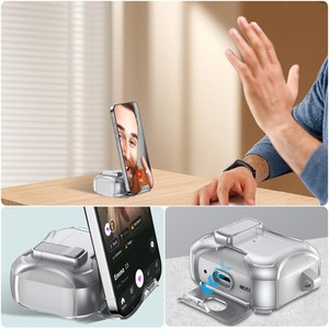 Estuche para Auriculares Inalámbricos Multifuncional de Nuevo Estilo para Todos los Modelos de <span class=keywords><strong>iPhone</strong></span> 1/2/3/4 <span class=keywords><strong>Pro</strong></span> 3 con Soporte para Teléfono para <span class=keywords><strong>iPhone</strong></span> 1 2 3 <span class=keywords><strong>Pro</strong></span>/pro2 - Product Image 4