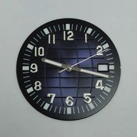 Esfera de Reloj de Metal de Alta Calidad de 32 mm con Patrón de Granada y Letras, Movimiento NH35/36/4R/7S, Accesorios para Relojes
