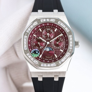 Montre de luxe à calendrier perpétuel |    Montre de luxe à cadran <span class=keywords><strong>bleu</strong></span> avec calendrier perpétuel de GR/HBF/PPF/ZF |   Modèle 26574ST Cal.5134 - Product Image 1