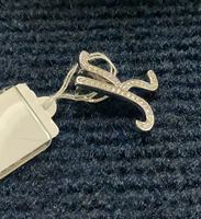 Pendentif Lettre Tendance Personnalisé en Argent Sterling 925 et Zircon Cubique, Unisexe, pour Fêtes et DIY, Accessoires de Collier, Vente en Gros
