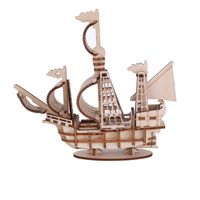 Boîte à puzzle 3D en bois, vente chaude 2026, kits de modèles, assemblage DIY, navire/bateau, jouets éducatifs créatifs amusants pour adultes, adolescents, décoration de la maison