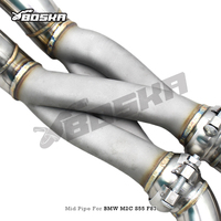 Tuyaux intermédiaires avec tuyau en Z pour BMW M2C/M2 Competition S55 F87 3.0T 2018-2023, échappement Boska Racing, tuyau intermédiaire à longueur égale SUS304
