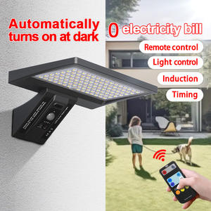 Đèn cảm biến chuyển động ngoài trời chất liệu ABS chống nước, đèn tường sân biệt thự và đèn năng lượng mặt trời sân vườn với 4 chế độ hoạt động - Product Image 2