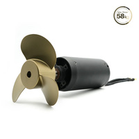 Moteur sans balais haute efficacité 75141, poussée de 56 kg, étanche IP68 pour systèmes hydrofoils et Efoil
