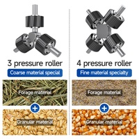 Nouveau 5.5kw Poulet Mouton Bovins Ferme Pellet Feed Machine 3/4 Rouleau de Pression pour la Production de Volaille 220v
