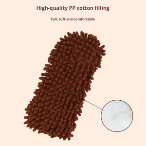 Jouet à mâcher en peluche hérisson très populaire, résistant aux morsures, pour petits animaux, pour la dentition et le soulagement de l'ennui, jouet couineur en velours pour chien - Product Image 3