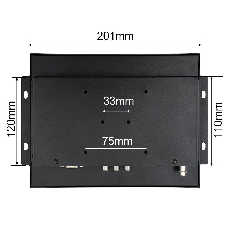 9.7" 9" 10" IPS Screen Mini Industrial Lcd Display Open Frame Embedded Metal case HMI Monitor