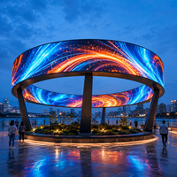 Écran LED flexible extérieur OEM IP65 P2.5 couleur pleine haute luminosité lisible en plein soleil, vente en gros d'usine, module souple magnétique