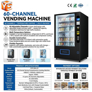 เครื่องจำหน่ายสินค้าอัตโนมัติ ZDYS รับเหรียญ รับธนบัตร รองรับคิวอาร์โค้ด ชำระเงินแบบไร้เงินสด สำหรับขนมและเครื่องดื่ม ใช้ในร่ม สำนักงาน ห้างสรรพสินค้า ผลิตโดยโรงงาน ODM โดยตรง - Product Image 2