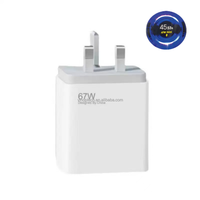 Vente en gros à bas prix pour chargeur Mi Turbo Charge 67W 120W, prise EU US UK, adaptateur d'alimentation à charge rapide, câble Type C 6A