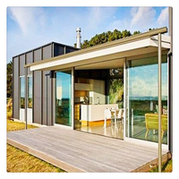 Conteneur Mobile de maison pré-assemblée, Kit de cadres, conteneur 3 chambres, boutique de 20 pieds, maisons préfabriquées