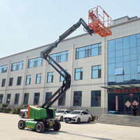 Ascenseur à bras articulé hydraulique électrique Prix d'usine Man Lift avec produit haute visibilité à flèche incurvée