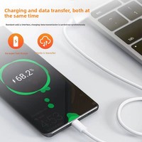 Cable de Datos USB 3.0 de Carga Rápida de 6A para Teléfonos Móviles iPhone - Material de PVC, Carga Rápida y Transferencia de Datos