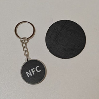Llavero Acrílico NFC NTAG213 Económico, Resistente al Agua y a la Intemperie, Programable, Temporal, para Gestión de Acceso a Visitantes en Empresas