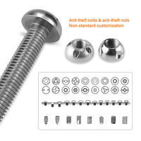 Boulon de sécurité personnalisé en acier inoxydable, norme DIN, usiné CNC, anti-effraction, M6 M8 M10 M12, pour panneau solaire