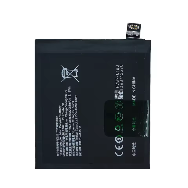 Real CAP Replacement Battery BLP767 for OPPO Find X2 Pro Cell Phone X2Pro CPH2025 PDEM30 Smartphone Rechargeable Batteries OEM