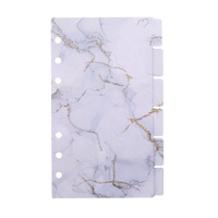 Hongbo New Top Selling 4-Color Waterproof Matte A6 Esthétique Tableau de bord pour les classeurs budgétaires comme 6-Different-Citation Inserts pour cadeau