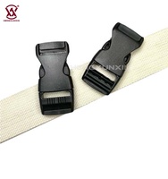 Boucle de ceinture réglable en plastique pour sangle de 25 mm, style professionnel, boucles à dégagement rapide, boucle robuste et résistante