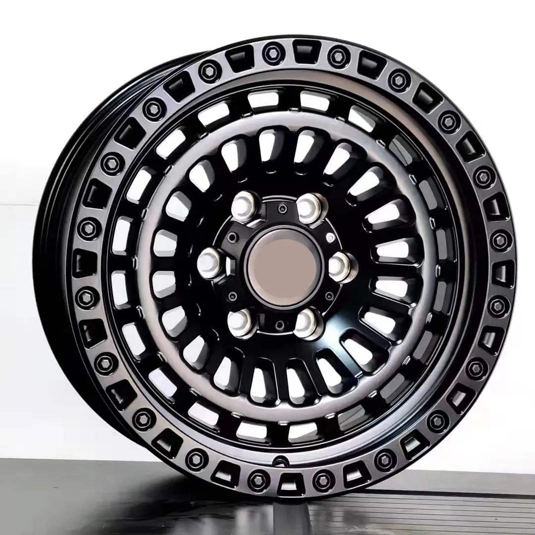 Toptan SUV 4x4 beadlock offroad 16 17 18 20 22 inç 6x139.7 5x114.3 jantlar et0 içbükey tasarım alüminyum alaşımlı yolcu tekerlekler