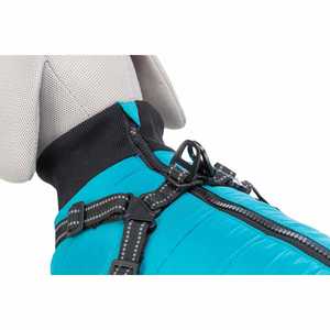 Pontis Aquamarine Pet <b>Coat</b> with <b>Harness</b> Size M 45 cm Stylish Pet Clothes - Product Image 6