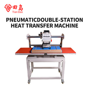 डोंगगुआन निर्माता सीधे तीन-हीटिंग न्यूमेटिक डबल-स्टेशन इनिंग मशीन 60*40 परिधान टी-शर्ट हॉट सोल - Product Image 2