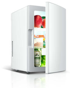 Petit mini réfrigérateur pour camion aliments chambre 16L <span class=keywords><strong>12V</strong></span> <span class=keywords><strong>220V</strong></span> avec chargeurs AC/DC maison voiture mini réfrigérateur cosmétique - Product Image 4