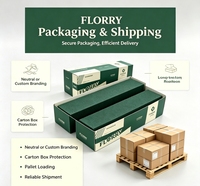 Busa Bunga Hijau FLORRY High-Density untuk Kerajinan Florist