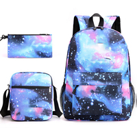 Vendita calda 2021 di lusso Druable bambini sacchetti di scuola borsa a tracolla tre pezzi set bambini scuola zaino borsa per le ragazze