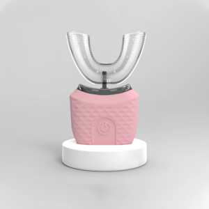 Cepillo de Dientes Eléctrico Sónico Recargable IPX7 en Forma de U de 360 Grados, Cerdas de Silicona, Carga Inalámbrica, Uso Doméstico, 4 Modos de Limpieza - Product Image 4