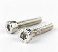 Vis à tête hexagonale DIN912 en acier inoxydable 304SS A2 70 pour structure métallique