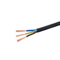 Câble d'Alimentation 3 Conducteurs H05VV-F 3x1.5 mm², Fil Électrique Souple en Cuivre, Câble RVV pour Câblage de Maison et Bâtiment