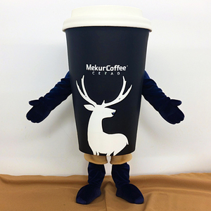 Shengye fabbrica Custom rendere il vostro negozio di caffè negozio di tè pubblicità mascotte Costume per adulti tazza di caffè Costume per eventi commerciali - Product Image 2