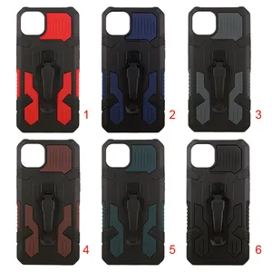 Mech Warrior belt clip holster Shell cover for iPhone 12,hybrid Shockproof Phone Case For iPhone 12 Pro 5.4 6.1 6.7 inch 2020