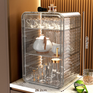 PET 소재로 만든 제조업체의 베스트 셀러 가정용 스토리지 랙 내구성 식기 보관 랙 - Product Image 3