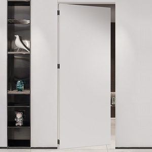 Puerta Moderna <span class=keywords><strong>de</strong></span> Madera con Revestimiento <span class=keywords><strong>de</strong></span> Melamina, Aislamiento Acústico, para Uso Interior en Sala <span class=keywords><strong>de</strong></span> Estar u Hotel - Product Image 1