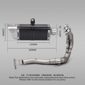 Puntas de Escape para Motocicleta, Silenciador para Motocross, Sistema Completo de Escape para YZF, MT09, R9, FZ09, XSR900, Tracer 9, 900, GT, 2021, 2025 - Product Image 3