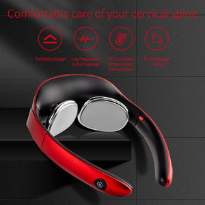 Masseur de cou intelligent sans fil pliable 2021 avec chaleur et impulsions électriques – Produits de massage intelligents - Product Image 3