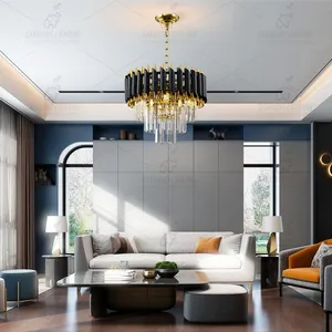 Nouveau plafonnier moderne de haute qualité top vente lumières lustre en cristal chinois pour la décoration de la maison