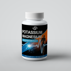 Complément de capsules de potassium et de magnésium à marque privée OEM – Soutien avancé pour la santé musculaire et cardiaque – Électrolyte avancé - Product Image 1