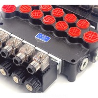 Vanne de commande hydraulique à bobine avec télécommande électrique pour hydraulique