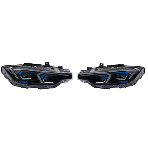 Accesorios para Automóviles <span class=keywords><strong>BMW</strong></span> Serie 3 <span class=keywords><strong>F30</strong></span>/F35 2013-2018, Faros Delanteros LED de Doble Color, Lámpara Delantera Amarilla y Blanca, DRL, Conexión Plug&Play - Product Image 2