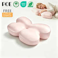 Almohada Cervical de Espuma Viscoelástica con Forma de Mariposa, Moderna, Sólida y Suave, Soporte Ergonómico y Ortopédico para Dormir