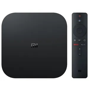 2020 NOVO Xiao mi Caixa de TV S para O Google Quad Core Android 8.1 Caixa de TV Android caixa de TV Global Versão Mi S