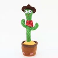 Cactus Dansant Interactif pour Enfants : Jouet Musical Éducatif pour Anniversaire et Fête, Poupée qui Chante et Danse
